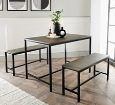 Tavolo Chicago 2 Panche Set