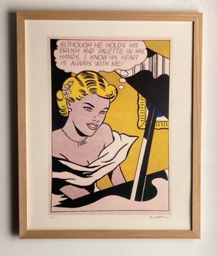 Lithographie roy lichtenstein - roy,