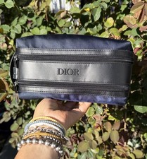 Dior borsa da toeletta blu