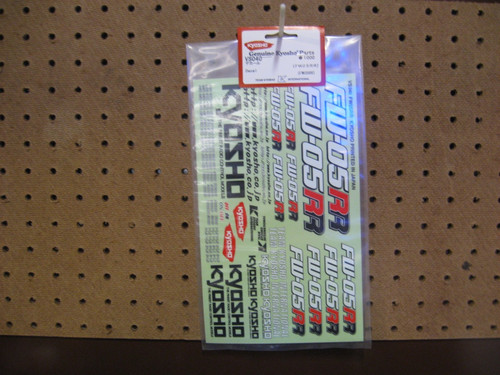 Kyosho foglio decalcomania - foglio, /