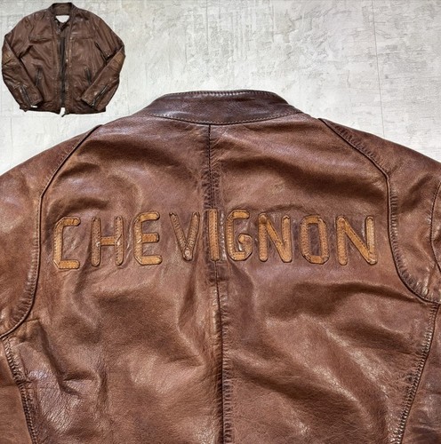 Giacca pelle chevignon - di,