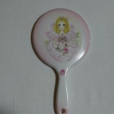 Specchio a mano in ceramica