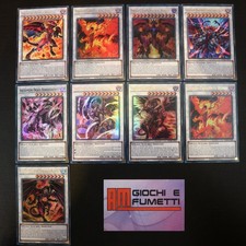 LOTTO 9 CARTE ARCIDEMONE DRAGO ROSSO in italiano YUGIOH rarità MISTE yu-gi-oh!