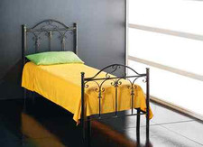 LETTO SINGOLO IN FERRO BATTUTO