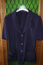 Giorgio Kauten, Giacca donna, Blu, Bottoni gioiello, poliestere, tg 42, usata