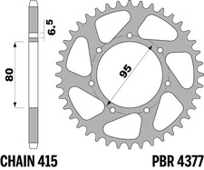 CORONA ACCIAIO 42 DENTI PER