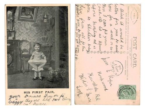 Vintage postcard edwardian - vintage,