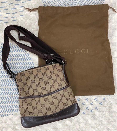 Gucci canvas shoulder bag - canvas,