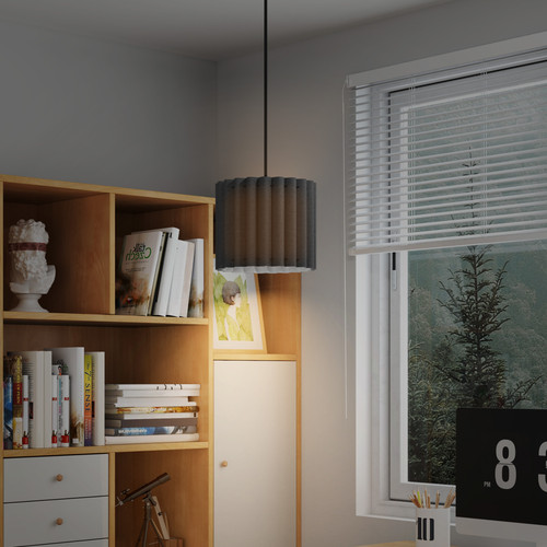 Lampada sospensione paralume - a,