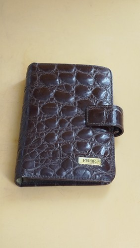 Porta agenda coccodrillo