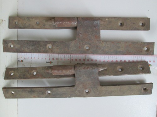 Coppia vecchi antichi cardini - antichi,