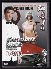Roger Moore - L'ORGANIZZAZIONE RINGRAZIA. FIRMATO: IL SANTO - DVD - 1968 !!