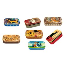 Porta Pillole, Bonbondose Di Fridolin - Metallo - Selezione Motivi: 10×2×6,2cm