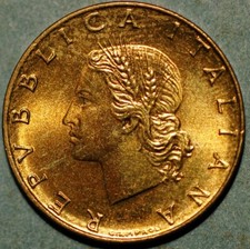 Italia 20 Lire 1976 KM# 97