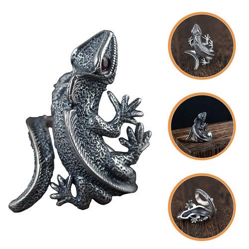 Collana lucertola geco stile - ,