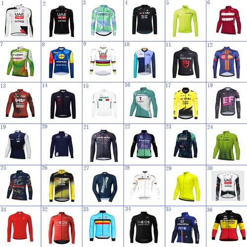 Maglia ciclismo manica - , lunga