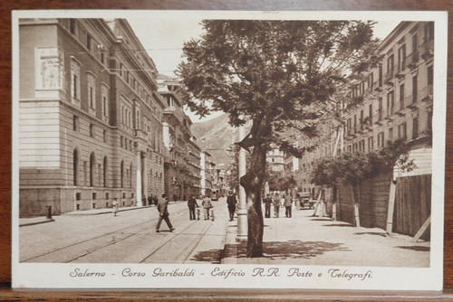 Cartolina salerno corso - cartolina,