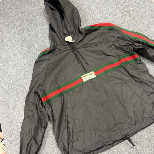 Giacca vento gucci nera con - a,