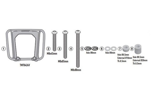 Telaietto givi tmt6424 - tmt6424, per