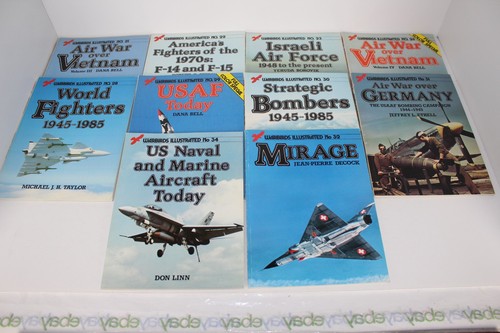 Warbirds illustrated books - 10,