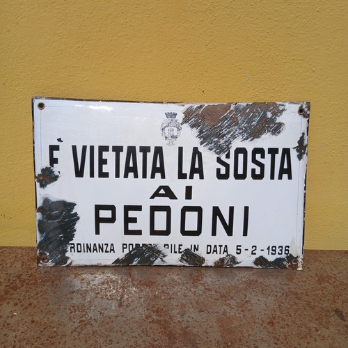 Insegna tabella smaltata - tabella,