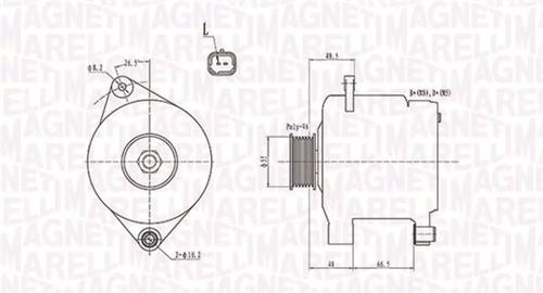 Alternatore magneti marelli - alternatore,