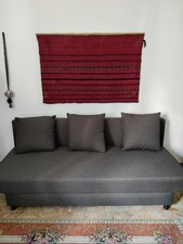 Ikea  Alvdalen Divano Letto 3 Posti con Vano Contenitore - Grigio