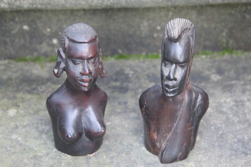 Statua legno etnica africa - statua,