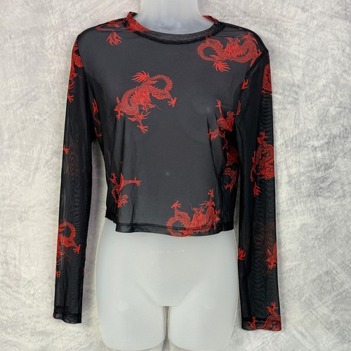 Crop top donna maglia - , nera