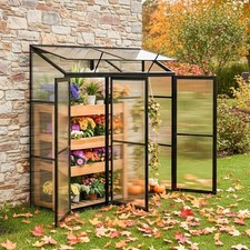 Mezza serra in alluminio serra