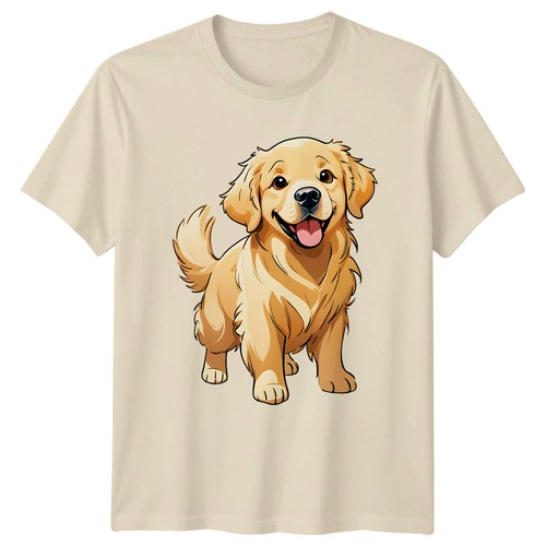 Shirt cucciolo happy golden - t-shirt,