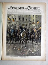 DOMENICA del CORRIERE 1910#1-ponte Vittorio Emanuele Roma-case popolari Milano