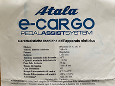 Atala Ecargo triciclo elettrico come nuovo