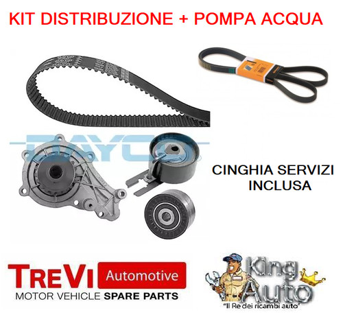 Kit distribuzione pompa - distribuzione, +