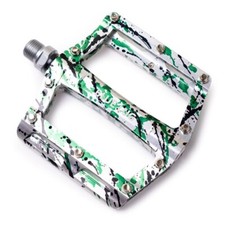 Pedale BLUE LUG SHARK alluminio ricambi bici 4,1 x 3,9 pollici marmo verde GIAPPONE