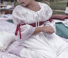 MARIE ANTOINETTE ABITO CHEMISE-BAMBINA 6-7 ANNI / Marie Antoinette chemise girl