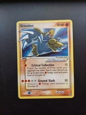 Pokemon ENG Groudon Gold Star Ex Delta Species 111/113 No Charizard Rayquaza
