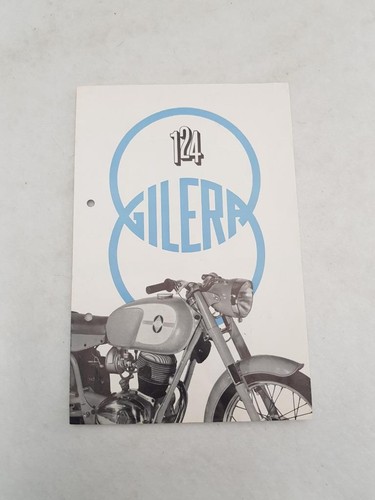 Gilera 124 depliant vendita - 124,