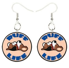 Ruff Life Earrings Handmade