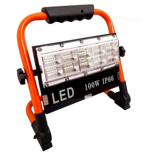 Faro faretto led 100w - led, batteria