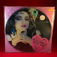 MADONNA The First Album 1987 Japanese Vinyl LP Picture Disc original + Insert.