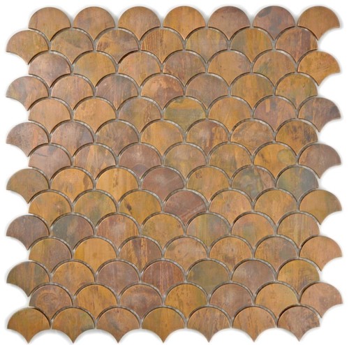 Pietra mosaico metallo - metallo, rame