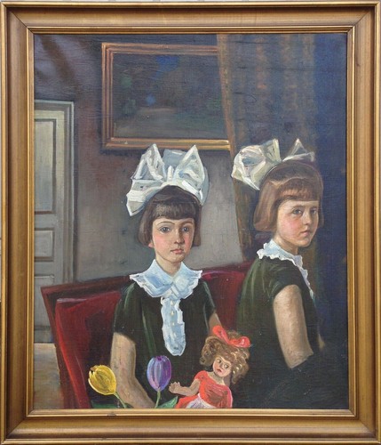 Due bambine abiti da - due, in