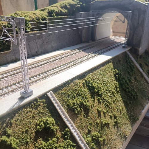 Diorama plastico ferroviario - diorama,