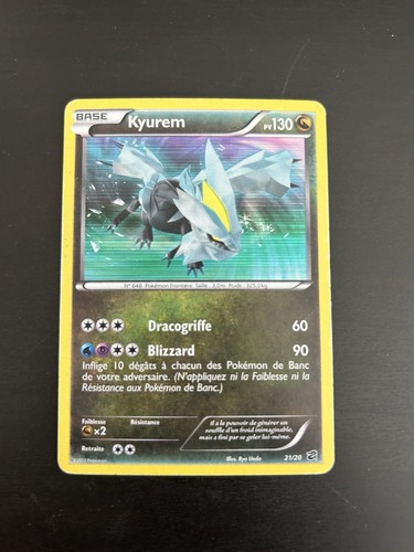 Carte pokemon kyurem - kyurem, 21/20