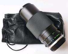 Olympus OM Zuiko 50-250 mm obiettivo zoom principale + custodia morbida originale + tappi - EXC