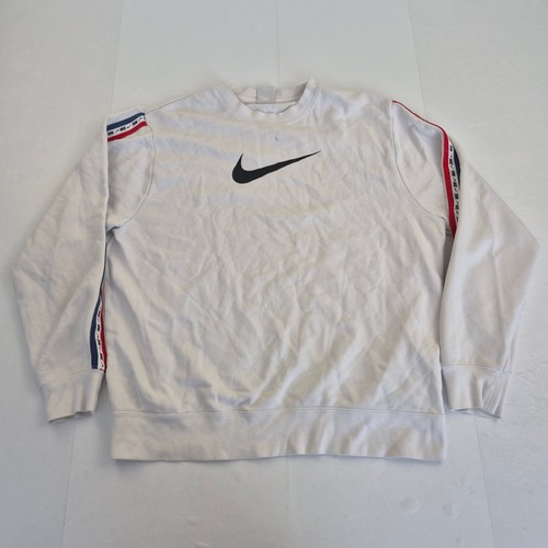 Nike felpa grande bianca uomo - nike,