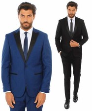 Smoking Uomo Abito Slim Fit