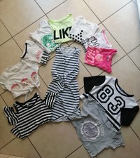 Set lotto 11 Pz Bambina 5 6 anni  Top Maglietta abbigliamento estate 