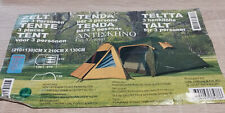 Tenda campeggio 3 posti con veranda